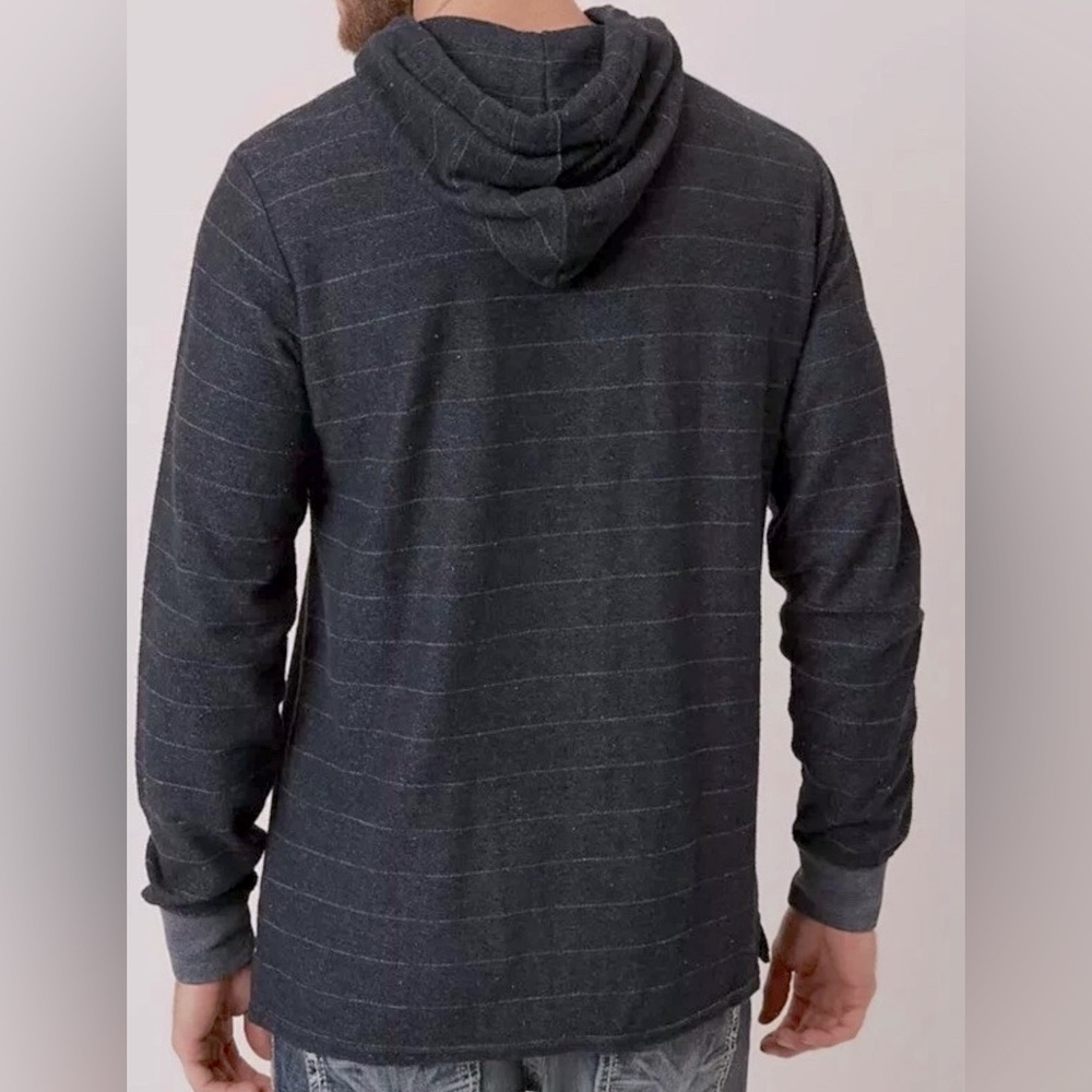BILLABONG Men’s Striped Pullover Hoodie - Picture 2 of 10